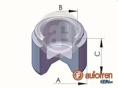 Piston, brake caliper D02522