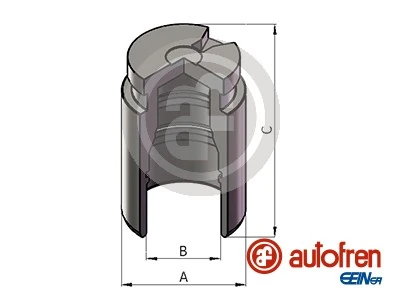 Piston, brake caliper D025716