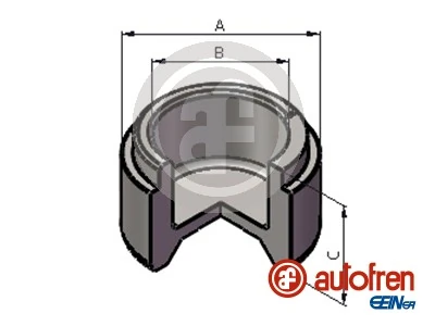 Piston, brake caliper D025519