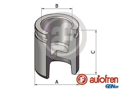 Piston, brake caliper D025784