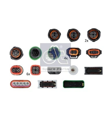 DT Spare Parts 2.76448 Cable Repair Set, central electrics