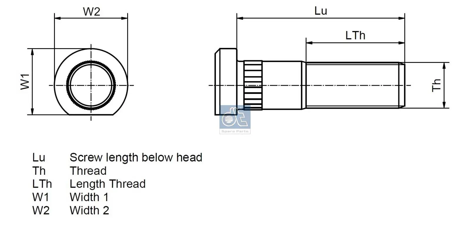 Wheel Stud 3.61110