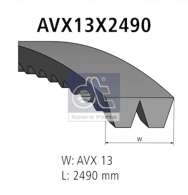 DT Spare Parts 2.15389 Banded V-Belts