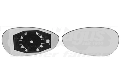 Mirror Glass, exterior mirror * HAGUS * 1624831