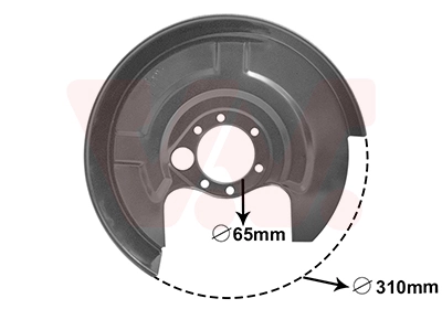 Splash Guard, brake disc 0322373