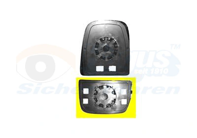 Mirror Glass, exterior mirror * HAGUS * 2815832