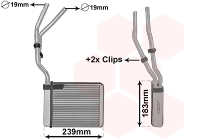 Heat Exchanger, interior heating *** IR PLUS *** 18006364