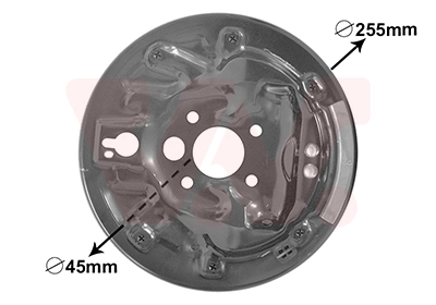 Cover Sheet, brake drum 7620374
