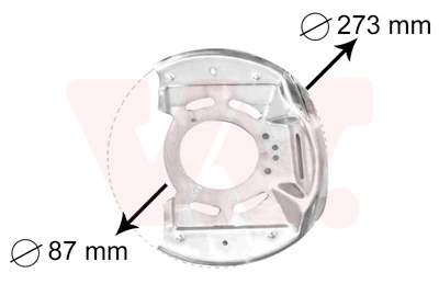 Splash Guard, brake disc 3763371
