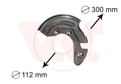 Splash Guard, brake disc 0323372