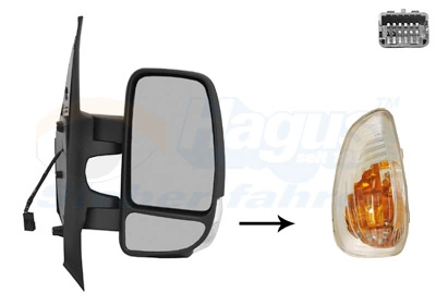 Exterior Mirror * HAGUS * 3799802