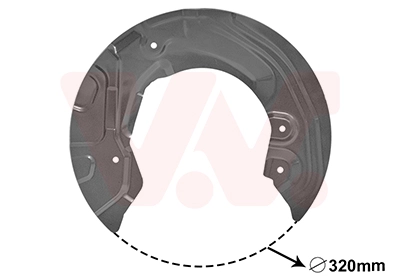 Splash Guard, brake disc 0627371
