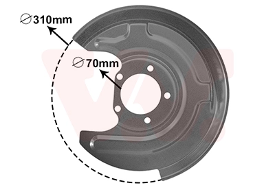 Splash Guard, brake disc 0315373