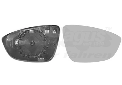 Mirror Glass, exterior mirror * HAGUS * 5849838