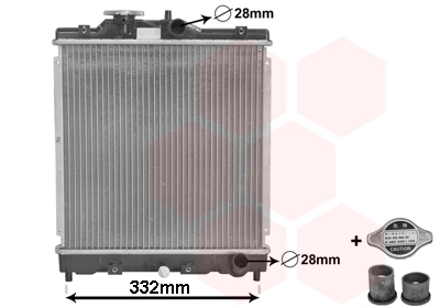 Radiator, engine cooling *** IR PLUS *** 25002031