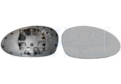 Mirror Glass, exterior mirror * HAGUS * 0657836