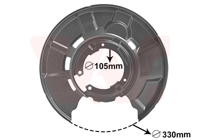 Splash Guard, brake disc 0627373