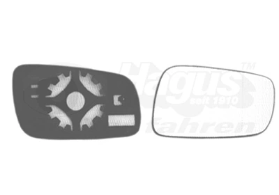 Mirror Glass, exterior mirror * HAGUS * 7620838