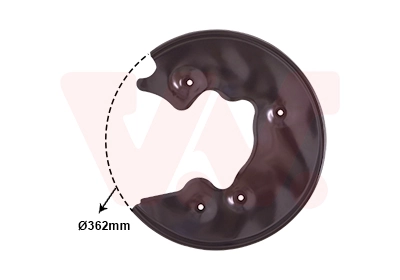 Splash Guard, brake disc 0327374