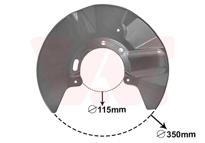 Splash Guard, brake disc 5897371