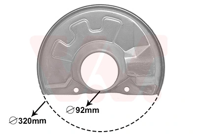 Splash Guard, brake disc 5940371