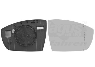 Mirror Glass, exterior mirror * HAGUS * 1803836