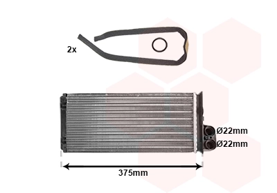 Heat Exchanger, interior heating *** IR PLUS *** 43006226