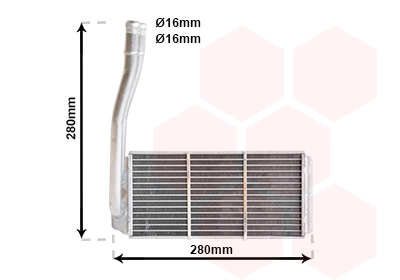 Heat Exchanger, interior heating 02006177