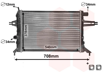 Radiator, engine cooling *** IR PLUS *** 37002272