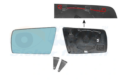 Mirror Glass, exterior mirror * HAGUS * 3030833