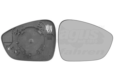 Mirror Glass, exterior mirror * HAGUS * 0954838