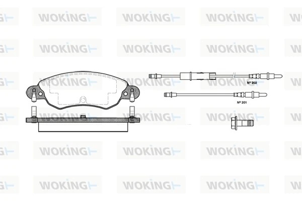 Brake Pad Set, disc brake P9293.04