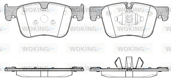 Brake Pad Set, disc brake P14603.10