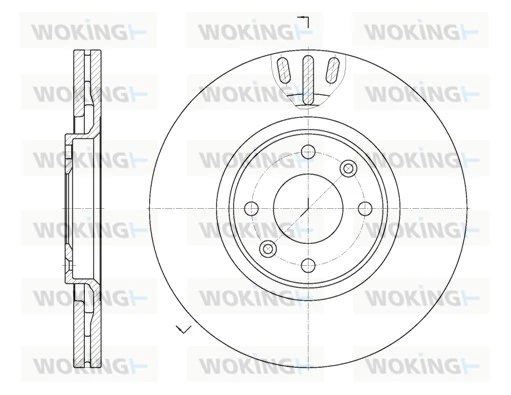 Brake Disc D6657.10