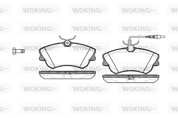 Brake Pad Set, disc brake P7383.02