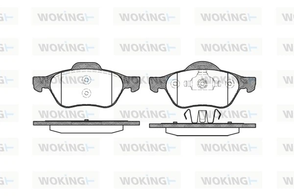 Brake Pad Set, disc brake P8623.00