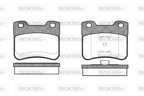 Brake Pad Set, disc brake P3473.10