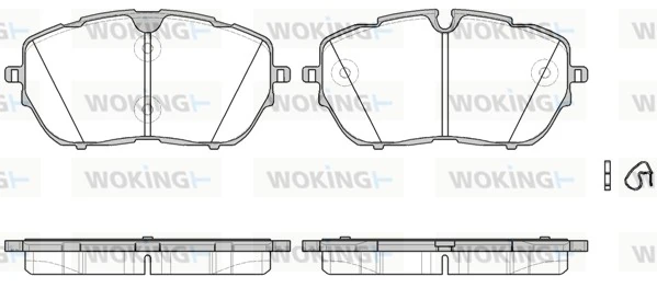 Brake Pad Set, disc brake P17543.00