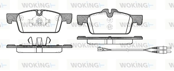 Brake Pad Set, disc brake P15613.01