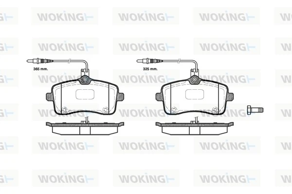 Brake Pad Set, disc brake P10023.04
