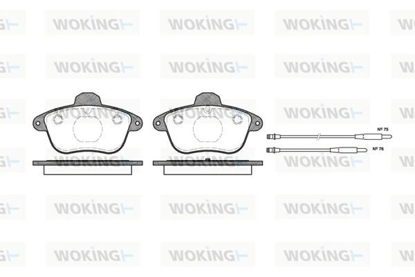 Brake Pad Set, disc brake P5013.14