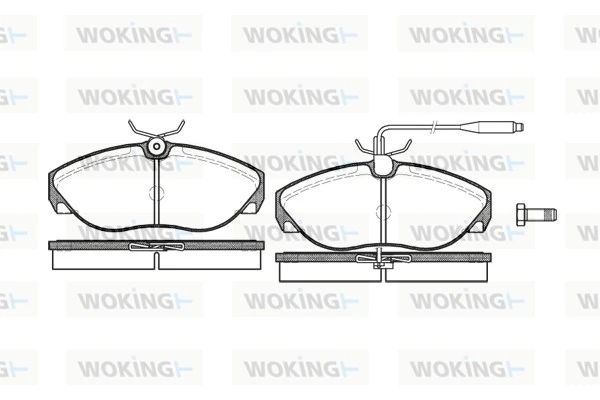 Brake Pad Set, disc brake P5863.02