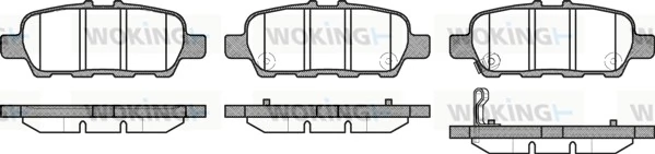 Brake Pad Set, disc brake P9763.31
