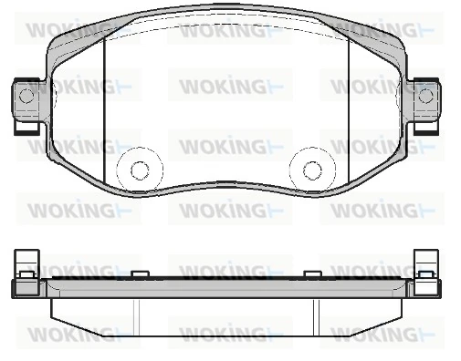 Brake Pad Set, disc brake P16243.08