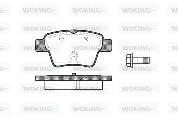 Brake Pad Set, disc brake P10383.00