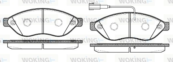 Brake Pad Set, disc brake P13373.12