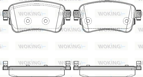 Brake Pad Set, disc brake P16203.00