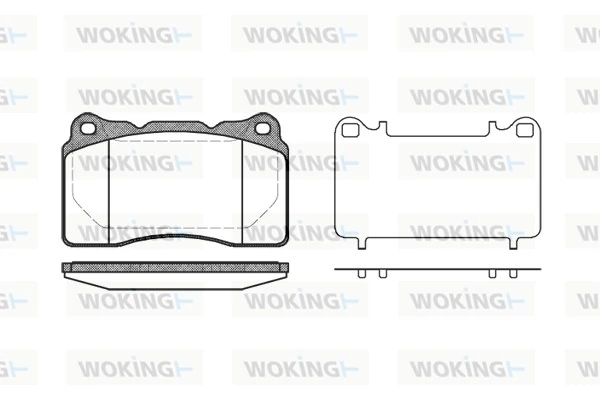 Brake Pad Set, disc brake P7663.10