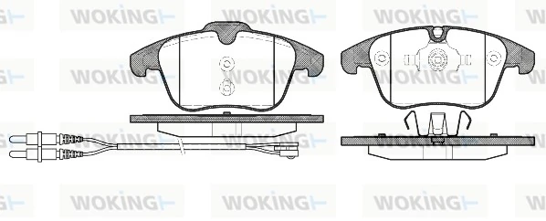 Brake Pad Set, disc brake P13493.01
