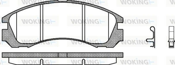 Brake Pad Set, disc brake P2543.32